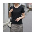 【スタイルデリ/STYLE DELI】の【Made in JAPAN】フライス半袖カットソートップス ブラック|ID: prp329100004984022 ipo3291000000037335924