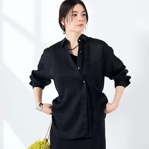 【ノーリーズソフィー/NOLLEY'S sophi】のウォッシャブルフィブリルラミーマルチウェイシャツ インテリア・キッズ・メンズ・レディースファッション・服の通販 founy(ファウニー) https://founy.com/ ファッション Fashion レディースファッション Fashion for Women トップス・カットソー Cut & Sew Tops シャツ・ブラウス・オフィスカジュアル Elegant Blouses & Button-Ups 2026年 2026 2026春夏・S/S Spring/Summer 2026 SS26 おすすめ Recommended / Our Picks フロント Front, Front Design ワイド Wide, Wide Fit エレガント 上品 Elegant 夏 Summer |ID: prp329100004985332 ipo3291000000037343720