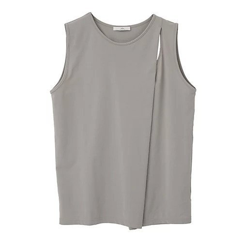 【ジュリエ/Julier】のライトプライムノースリーブプルオーバー インテリア・キッズ・メンズ・レディースファッション・服の通販 founy(ファウニー) 　ファッション　Fashion　レディースファッション　Fashion for Women　トップス・カットソー　Cut & Sew Tops　キャミソール&ノースリーブ　Camisoles & Sleeveless Tops　カジュアルプルオーバー・ニットトップス　Pullovers & Knit Tops / Casual Pullovers　カッティング　Cutting Detail　コレクション　Collection, Seasonal Line　シンプル　Simple, Minimal　バランス　Balance, Style Balance　無地　Plain, Solid Color　ヨガ　Yoga, Yoga Wear　ランニング　Running, Running Wear, Activewear, Jogging　リラックス　Relax, Relaxed Fit　エレガント 上品　Elegant　グレイッシュベージュ|ID: prp329100004985339 ipo3291000000037343774