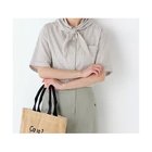【ヒューマンウーマン/HUMAN WOMAN】の麻混チェック三角巾シャツ 大人の最旬トレンドファッション＆コーディネート founy(ファウニー) ファッション Fashion レディースファッション Fashion for Women トップス・カットソー Cut & Sew Tops シャツ・ブラウス・オフィスカジュアル Elegant Blouses & Button-Ups おすすめ Recommended / Our Picks スカーフ Scarf, Neckwear スタンダード Standard, Basic チェック Check, Plaid, Tartan ベーシック Basic, Essential ボトム Bottoms, Lower Wear リネン Linen, Linen Fabric リラックス Relax, Relaxed Fit thumbnail ベージュチェック|ID: prp329100004985352 ipo3291000000037343860