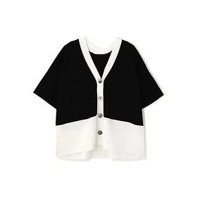 【アドーア/ADORE】のバイカラーカーデ 大人の最旬トレンドファッション＆コーディネート founy(ファウニー) ファッション Fashion レディースファッション Fashion for Women おすすめ Recommended / Our Picks カーディガン Cardigan, Knitwear シンプル Simple, Minimal スタンダード Standard, Basic フィット Fit, Slim Fit 夏 Summer 春 Spring S/S・春夏 SS, Spring/Summer, Warm Season |ID:prp329100004985358