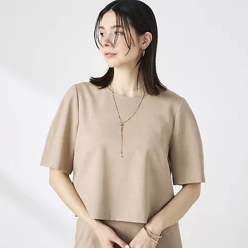 【ノーリーズ/NOLLEY'S】の《セットアップ対応》ウォッシャブル麻調5分袖ブラウス インテリア・キッズ・メンズ・レディースファッション・服の通販 founy(ファウニー) ファッション Fashion レディースファッション Fashion for Women トップス・カットソー Cut & Sew Tops シャツ・ブラウス・オフィスカジュアル Elegant Blouses & Button-Ups 2026年 2026 2026春夏・S/S Spring/Summer 2026 SS26 おすすめ Recommended / Our Picks ウォッシャブル Machine Washable オケージョン Occasion Wear セットアップ Set-Up, Coordinated Outfit プレーン Plain, Simple ペプラム Peplum, Flared Hem ワイド Wide, Wide Fit 人気 Popular, Best Seller 今季 This Season, Current Season 夏 Summer ビジネス 仕事 通勤 Business / Work / Commuting ベージュ|ID: prp329100004986462 ipo3291000000037350737
