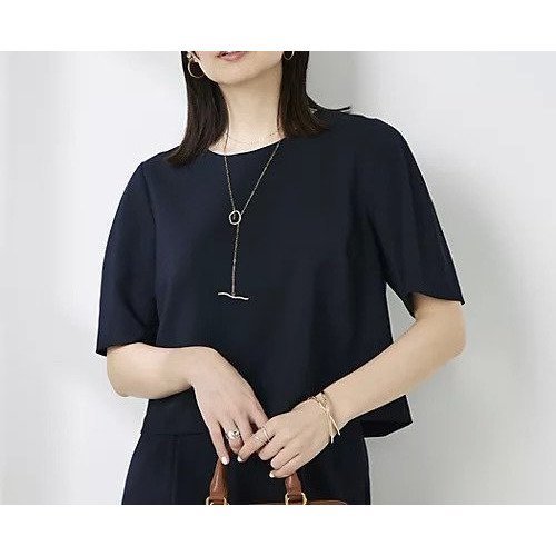 【ノーリーズ/NOLLEY'S】の《セットアップ対応》ウォッシャブル麻調5分袖ブラウス インテリア・キッズ・メンズ・レディースファッション・服の通販 founy(ファウニー) ファッション Fashion レディースファッション Fashion for Women トップス・カットソー Cut & Sew Tops シャツ・ブラウス・オフィスカジュアル Elegant Blouses & Button-Ups 2026年 2026 2026春夏・S/S Spring/Summer 2026 SS26 おすすめ Recommended / Our Picks ウォッシャブル Machine Washable オケージョン Occasion Wear セットアップ Set-Up, Coordinated Outfit プレーン Plain, Simple ペプラム Peplum, Flared Hem ワイド Wide, Wide Fit 人気 Popular, Best Seller 今季 This Season, Current Season 夏 Summer ビジネス 仕事 通勤 Business / Work / Commuting ネイビー|ID: prp329100004986462 ipo3291000000037350739