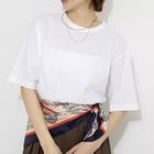 【ノーリーズ/NOLLEY'S】のウォッシャブルヴィンテージTシャツ 大人の最旬トレンドファッション＆コーディネート founy(ファウニー) ファッション Fashion レディースファッション Fashion for Women トップス・カットソー Cut & Sew Tops シャツ・ブラウス・オフィスカジュアル Elegant Blouses & Button-Ups ロングTシャツ・Tシャツ Longline T-Shirts & Tees 2026年 2026 2026春夏・S/S Spring/Summer 2026 SS26 インナー Innerwear バランス Balance, Style Balance ベーシック Basic, Essential 夏 Summer thumbnail ホワイト|ID: prp329100004986466 ipo3291000000037350772