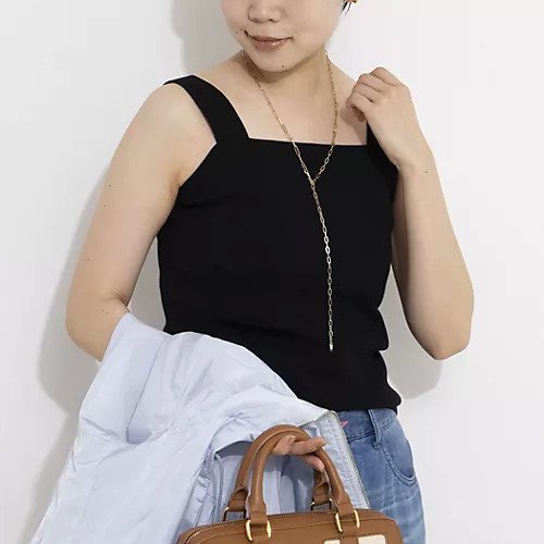 【ノーリーズソフィー/NOLLEY'S sophi】の《手洗い可能》総針ニットキャミ インテリア・キッズ・メンズ・レディースファッション・服の通販 founy(ファウニー) 　ファッション　Fashion　レディースファッション　Fashion for Women　トップス・カットソー　Cut & Sew Tops　ニット　Knit Tops & Sweaters　キャミソール&ノースリーブ　Camisoles & Sleeveless Tops　2026年　2026　2026春夏・S/S　Spring/Summer 2026 SS26　インナー　Innerwear　カーディガン　Cardigan, Knitwear　キャミソール　Camisole, Spaghetti Strap Top　ジャケット　Jacket, Outerwear　フィット　Fit, Slim Fit　ラップ　Wrap, Wrap Design　ブラック|ID: prp329100004986469 ipo3291000000037350792