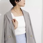 【ノーリーズソフィー/NOLLEY'S sophi】の《手洗い可能》総針ニットキャミ 大人の最旬トレンドファッション＆コーディネート founy(ファウニー) ファッション Fashion レディースファッション Fashion for Women トップス・カットソー Cut & Sew Tops ニット Knit Tops & Sweaters キャミソール&ノースリーブ Camisoles & Sleeveless Tops 2026年 2026 2026春夏・S/S Spring/Summer 2026 SS26 インナー Innerwear カーディガン Cardigan, Knitwear キャミソール Camisole, Spaghetti Strap Top ジャケット Jacket, Outerwear フィット Fit, Slim Fit ラップ Wrap, Wrap Design thumbnail ホワイト|ID: prp329100004986469 ipo3291000000037350794