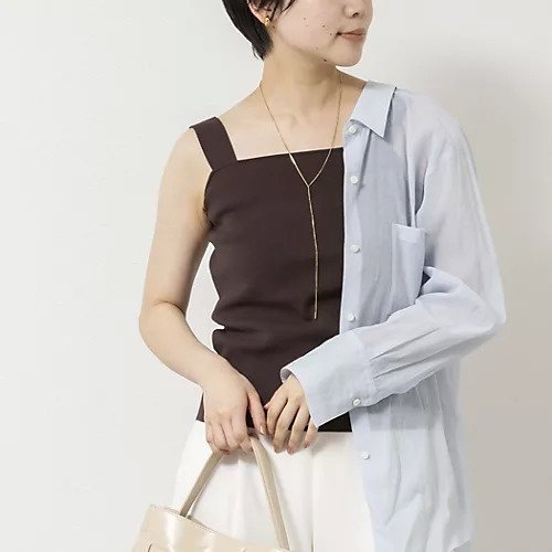 【ノーリーズソフィー/NOLLEY'S sophi】の《手洗い可能》総針ニットキャミ インテリア・キッズ・メンズ・レディースファッション・服の通販 founy(ファウニー) 　ファッション　Fashion　レディースファッション　Fashion for Women　トップス・カットソー　Cut & Sew Tops　ニット　Knit Tops & Sweaters　キャミソール&ノースリーブ　Camisoles & Sleeveless Tops　2026年　2026　2026春夏・S/S　Spring/Summer 2026 SS26　インナー　Innerwear　カーディガン　Cardigan, Knitwear　キャミソール　Camisole, Spaghetti Strap Top　ジャケット　Jacket, Outerwear　フィット　Fit, Slim Fit　ラップ　Wrap, Wrap Design　ダークブラウン|ID: prp329100004986469 ipo3291000000037350796