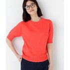 【ヒューマンウーマン/HUMAN WOMAN】の《洗える / Good Price》ペーパーヤーンニットT レッド|ID: prp329100004986483 ipo3291000000037350908