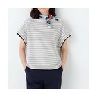 【ヒューマンウーマン/HUMAN WOMAN】の≪NATICコラボ≫ロープボーダーカットソー トップグレー|ID: prp329100004986489 ipo3291000000037350953
