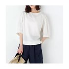 【ヒューマンウーマン/HUMAN WOMAN】の《洗える / Good Price》ハシゴレースブラウス 大人の最旬トレンドファッション＆コーディネート founy(ファウニー) ファッション Fashion レディースファッション Fashion for Women トップス・カットソー Cut & Sew Tops シャツ・ブラウス・オフィスカジュアル Elegant Blouses & Button-Ups おすすめ Recommended / Our Picks シャンブレー Chambray, Denim-Like Fabric シンプル Simple, Minimal スタンダード Standard, Basic レース Lace, Lace Fabric 洗える Machine Washable thumbnail ホワイト|ID: prp329100004986496 ipo3291000000037350998