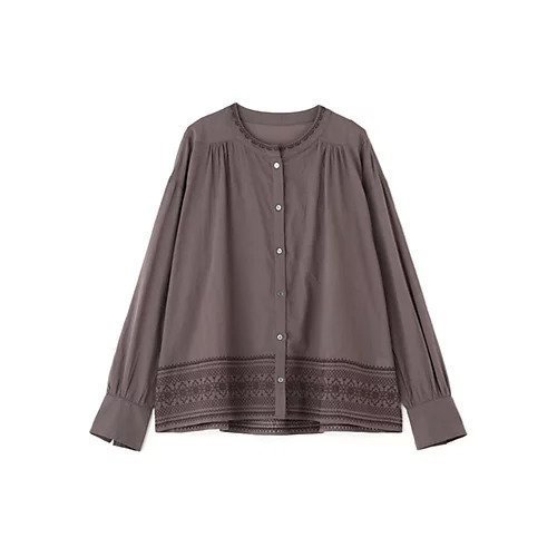 【ヒューマンウーマン/HUMAN WOMAN】の《洗える》インド刺繍ノーカラーブラウス 大人の最旬トレンドファッション＆コーディネート founy(ファウニー) 　ファッション　Fashion　レディースファッション　Fashion for Women　トップス・カットソー　Cut & Sew Tops　シャツ・ブラウス・オフィスカジュアル　Elegant Blouses & Button-Ups　おすすめ　Recommended / Our Picks　インド　Indian Textile　スタンダード　Standard, Basic　ヨーク　Yoke, Yoke Design　洗える　Machine Washable　other-3|ID: prp329100004986498 ipo3291000000037351016