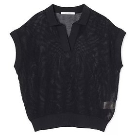 【プレインピープル/PLAIN PEOPLE】のハイツイストコットンメッシュスキッパープルオーバー 大人の最旬トレンドファッション＆コーディネート founy(ファウニー) ファッション Fashion レディースファッション Fashion for Women トップス・カットソー Cut & Sew Tops カジュアルプルオーバー・ニットトップス Pullovers & Knit Tops / Casual Pullovers フレア Flare, Flared ボトム Bottoms, Lower Wear メッシュ Mesh, Net Fabric リラックス Relax, Relaxed Fit ワイド Wide, Wide Fit 洗える Machine Washable |ID:prp329100004987000