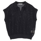 【プレインピープル/PLAIN PEOPLE】のハイツイストコットンメッシュスキッパープルオーバー 大人の最旬トレンドファッション＆コーディネート founy(ファウニー) ファッション Fashion レディースファッション Fashion for Women トップス・カットソー Cut & Sew Tops カジュアルプルオーバー・ニットトップス Pullovers & Knit Tops / Casual Pullovers フレア Flare, Flared ボトム Bottoms, Lower Wear メッシュ Mesh, Net Fabric リラックス Relax, Relaxed Fit ワイド Wide, Wide Fit 洗える Machine Washable thumbnail ブラック|ID: prp329100004987000 ipo3291000000037358009