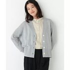 【ヒューマンウーマン/HUMAN WOMAN】の《ウォッシャブル》アイレットVネックカーディガン 大人の最旬トレンドファッション＆コーディネート founy(ファウニー) ファッション Fashion レディースファッション Fashion for Women トップス・カットソー Cut & Sew Tops カーディガン・羽織り Layered Style Cardigans Vネックトップス V-Neck Tops / V-Cut Neckline Shirts おすすめ Recommended / Our Picks アイレット Eyelet Lace アンサンブル Ensemble Set ウォッシャブル Machine Washable カーディガン Cardigan, Knitwear スタンダード Standard, Basic リラックス Relax, Relaxed Fit エレガント 上品 Elegant thumbnail グレー|ID: prp329100004987007 ipo3291000000037358062