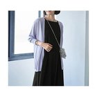【スタイルデリ/STYLE DELI】のひんやりタッチのミドル丈トッパーカーディガン ラベンダー|ID: prp329100004987827 ipo3291000000037365335