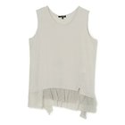 【パドカレ/pas de calais】の26SSマテリアルミックスタンク グレー|ID:prp329100004987829