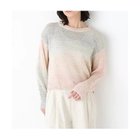 【ヒューマンウーマン/HUMAN WOMAN】の《ウォッシャブル》綿ポリカスリヤーンクルーネックプルオーバー ピンク系|ID: prp329100004987831 ipo3291000000037365357