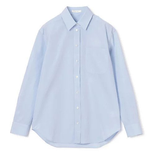 【ザ ロウ/THE ROW】のGAVINA SHIRT インテリア・キッズ・メンズ・レディースファッション・服の通販 founy(ファウニー) ファッション Fashion レディースファッション Fashion for Women トップス・カットソー Cut & Sew Tops シャツ・ブラウス・オフィスカジュアル Elegant Blouses & Button-Ups 2025年 2025 2025-2026秋冬・A/W Autumn/Winter 2025–26 AW25–26 ラウンド Round, Round Neck エレガント 上品 Elegant 洗える Machine Washable LIGHT SKY BLUE|ID: prp329100004990491 ipo3291000000037379701