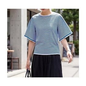 【スタイルデリ/STYLE DELI】 薄手シャリ感フレアスリーブトップス大人の最旬トレンドファッション＆コーディネート founy(ファウニー) ファッション Fashion レディースファッション Fashion for Women トップス・カットソー Cut & Sew Tops イエロー Yellow インナー Innerwear サロペット Overalls, Salopette ストレート Straight, Straight Cut スリット Slit, Slit Detail スリーブ Sleeve, Long Sleeve / Short Sleeve 定番 Standard, Basic Item バランス Balance, Style Balance フレア Flare, Flared ベスト Vest, Waistcoat ボーダー Border, Stripe 半袖 Short Sleeve, Half Sleeve 無地 Plain, Solid Color おすすめ Recommended / Our Picks 夏 Summer エレガント 上品 Elegant |ID:prp329100004990508