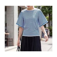 【スタイルデリ/STYLE DELI】の薄手シャリ感フレアスリーブトップス 大人の最旬トレンドファッション＆コーディネート founy(ファウニー) ファッション Fashion レディースファッション Fashion for Women トップス・カットソー Cut & Sew Tops イエロー Yellow インナー Innerwear サロペット Overalls, Salopette ストレート Straight, Straight Cut スリット Slit, Slit Detail スリーブ Sleeve, Long Sleeve / Short Sleeve 定番 Standard, Basic Item バランス Balance, Style Balance フレア Flare, Flared ベスト Vest, Waistcoat ボーダー Border, Stripe 半袖 Short Sleeve, Half Sleeve 無地 Plain, Solid Color おすすめ Recommended / Our Picks 夏 Summer エレガント 上品 Elegant |ID:prp329100004990508
