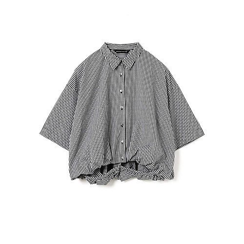【ミズイロ インド/mizuiro ind】のストライプハーフスリーブバルーンシャツ インテリア・キッズ・メンズ・レディースファッション・服の通販 founy(ファウニー) https://founy.com/ ファッション Fashion レディースファッション Fashion for Women トップス・カットソー Cut & Sew Tops シャツ・ブラウス・オフィスカジュアル Elegant Blouses & Button-Ups シンプル Simple, Minimal ストライプ Stripe, Striped Pattern チェック Check, Plaid, Tartan バランス Balance, Style Balance バルーン Balloon, Balloon Silhouette ベーシック Basic, Essential ボトム Bottoms, Lower Wear 人気 Popular, Best Seller 無地 Plain, Solid Color |ID: prp329100004990515 ipo3291000000037379828