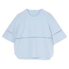 【プレインピープル/PLAIN PEOPLE】のオーガニックタイプライタークルーネックプルオーバー サックス|ID: prp329100004990517 ipo3291000000037379845