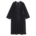 【プレインピープル/PLAIN PEOPLE】のメッシュジャージロングカーディガン 大人の最旬トレンドファッション＆コーディネート founy(ファウニー) ファッション Fashion レディースファッション Fashion for Women トップス・カットソー Cut & Sew Tops カーディガン・羽織り Layered Style Cardigans カーディガン Cardigan, Knitwear シアー Sheer, See-Through シルケット Silket, Silky Cotton スリット Slit, Slit Detail フェミニン Feminine, Girly ラッセル Raschel, Raschel Lace ロング Long, Long-Length 夏 Summer 洗える Machine Washable thumbnail ブラック|ID: prp329100004990519 ipo3291000000037379859
