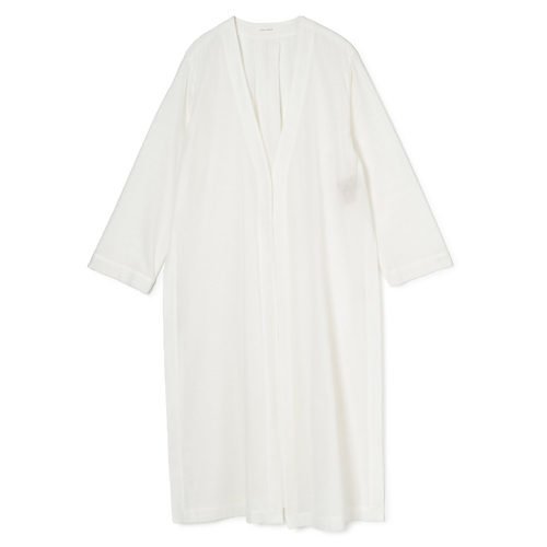【プレインピープル/PLAIN PEOPLE】のメッシュジャージロングカーディガン インテリア・キッズ・メンズ・レディースファッション・服の通販 founy(ファウニー) 　ファッション　Fashion　レディースファッション　Fashion for Women　トップス・カットソー　Cut & Sew Tops　カーディガン・羽織り　Layered Style Cardigans　カーディガン　Cardigan, Knitwear　シアー　Sheer, See-Through　シルケット　Silket, Silky Cotton　スリット　Slit, Slit Detail　フェミニン　Feminine, Girly　ラッセル　Raschel, Raschel Lace　ロング　Long, Long-Length　夏　Summer　洗える　Machine Washable　ホワイト|ID: prp329100004990519 ipo3291000000037379860