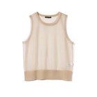【ミズイロ インド/mizuiro ind】のクルーネックベスト 大人の最旬トレンドファッション＆コーディネート founy(ファウニー) ファッション Fashion レディースファッション Fashion for Women アウター Coat / Outerwear Collection トップス・カットソー Cut & Sew Tops ベスト&ジレ / 重ね着スタイル Vests & Gilets オケージョン Occasion Wear ベスト Vest, Waistcoat thumbnail ベージュ|ID: prp329100004992225 ipo3291000000037386804