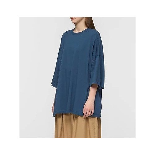 【ミズイロ インド/mizuiro ind】のクルーネックワイドチュニック 大人の最旬トレンドファッション＆コーディネート founy(ファウニー) 　ファッション　Fashion　レディースファッション　Fashion for Women　トップス・カットソー　Cut & Sew Tops　インディゴ　Indigo Denim　チュニック　Tunic, Long Top　ボトム　Bottoms, Lower Wear　ワイド　Wide, Wide Fit　夏　Summer　other-2|ID: prp329100004992230 ipo3291000000037386848