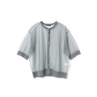【ミズイロ インド/mizuiro ind】のシアーコンパクトカーディガン 大人の最旬トレンドファッション＆コーディネート founy(ファウニー) ファッション Fashion レディースファッション Fashion for Women トップス・カットソー Cut & Sew Tops カーディガン・羽織り Layered Style Cardigans オケージョン Occasion Wear カーディガン Cardigan, Knitwear thumbnail グレー|ID: prp329100004992237 ipo3291000000037386919
