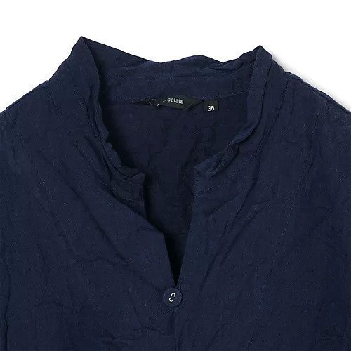 【パドカレ/pas de calais】の26SSオーガニックコットンシャンブレーBL 大人の最旬トレンドファッション＆コーディネート founy(ファウニー) 　ファッション　Fashion　レディースファッション　Fashion for Women　2026年　2026　2026春夏・S/S　Spring/Summer 2026 SS26　ショルダー　Shoulder, Shoulder Strap　スリット　Slit, Slit Detail　ドロップ　Drop Shoulder, Dropped Style　洗える　Machine Washable　other-3|ID: prp329100004993020 ipo3291000000037395125