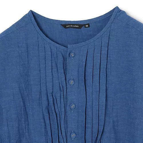 【パドカレ/pas de calais】の26SSオーガニックコットンシャンブレーBL 大人の最旬トレンドファッション＆コーディネート founy(ファウニー) 　ファッション　Fashion　レディースファッション　Fashion for Women　2026年　2026　2026春夏・S/S　Spring/Summer 2026 SS26　フロント　Front, Front Design　洗える　Machine Washable　other-3|ID: prp329100004993022 ipo3291000000037395139
