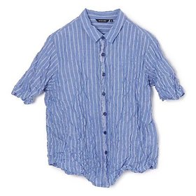 【パドカレ/pas de calais】の26SSブルーシャーリングストライプBL 大人の最旬トレンドファッション＆コーディネート founy(ファウニー) ファッション Fashion レディースファッション Fashion for Women 2026年 2026 2026春夏・S/S Spring/Summer 2026 SS26 コンパクト Compact, Small Size シャーリング Shirring, Ruched ストライプ Stripe, Striped Pattern チェーン Chain, Chain Strap 洗える Machine Washable |ID:prp329100004993025