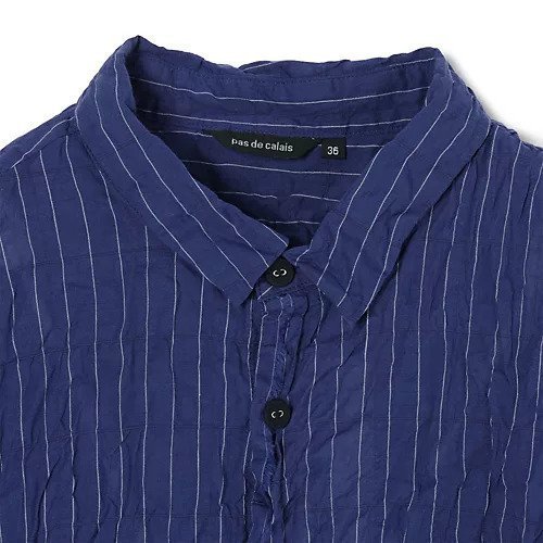 【パドカレ/pas de calais】の26SSブルーシャーリングストライプBL 大人の最旬トレンドファッション＆コーディネート founy(ファウニー) 　ファッション　Fashion　レディースファッション　Fashion for Women　2026年　2026　2026春夏・S/S　Spring/Summer 2026 SS26　コンパクト　Compact, Small Size　シャーリング　Shirring, Ruched　ストライプ　Stripe, Striped Pattern　チェーン　Chain, Chain Strap　洗える　Machine Washable　other-3|ID: prp329100004993025 ipo3291000000037395154