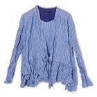 【パドカレ/pas de calais】の26SSブルーシャーリングストライプBL ライトブルー|ID: prp329100004993028 ipo3291000000037395164