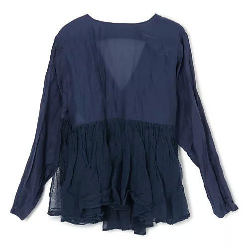 【パドカレ/pas de calais】の26SSコットンシルクローンカシュクールBL 大人の最旬トレンドファッション＆コーディネート founy(ファウニー) 　ファッション　Fashion　レディースファッション　Fashion for Women　2026年　2026　2026春夏・S/S　Spring/Summer 2026 SS26　ギャザー　Gathered, Ruffled　洗える　Machine Washable　other-2|ID: prp329100004993030 ipo3291000000037395187