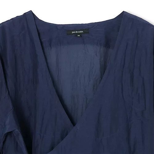 【パドカレ/pas de calais】の26SSコットンシルクローンカシュクールBL 大人の最旬トレンドファッション＆コーディネート founy(ファウニー) 　ファッション　Fashion　レディースファッション　Fashion for Women　2026年　2026　2026春夏・S/S　Spring/Summer 2026 SS26　ギャザー　Gathered, Ruffled　洗える　Machine Washable　other-3|ID: prp329100004993030 ipo3291000000037395189
