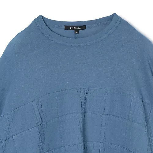 【パドカレ/pas de calais】の26SS パッチワークT 大人の最旬トレンドファッション＆コーディネート founy(ファウニー) 　ファッション　Fashion　レディースファッション　Fashion for Women　2026年　2026　2026春夏・S/S　Spring/Summer 2026 SS26　インド　Indian Textile　ストライプ　Stripe, Striped Pattern　パッチワーク　Patchwork, Mixed Fabric　ボーダー　Border, Stripe　夏　Summer　洗える　Machine Washable　other-3|ID: prp329100004993034 ipo3291000000037395216