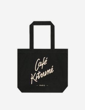 【メゾン キツネ/MAISON KITSUNE】のCafe Kitsune/CAFE KITSUNE TOTE 人気、トレンドファッション・服の通販 founy(ファニー) ファッション Fashion レディースファッション WOMEN バッグ Bag キャンバス Canvas グログラン Grosgrain フロント Front プリント Print ポケット Pocket 無地 Plain Color |ID:prp329100003797154