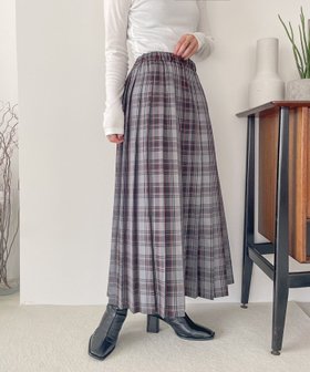 【ローリーズファーム/LOWRYS FARM】 チェックプリーツスカート人気、トレンドファッション・服の通販 founy(ファニー) ファッション Fashion レディースファッション WOMEN スカート Skirt プリーツスカート Pleated Skirts おすすめ Recommend シンプル Simple スウェット Sweat リブニット Rib Knit 定番 Standard |ID:prp329100003828079