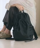 【ビューティ&ユース ユナイテッドアローズ/BEAUTY&YOUTH / UNITED ARROWS】のドロストポケット リュック BLACK|ID: prp329100003846637 ipo3291000000032724602