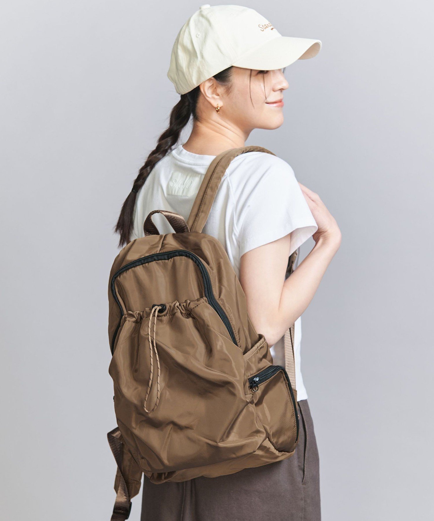 【ビューティ&ユース ユナイテッドアローズ/BEAUTY&YOUTH / UNITED ARROWS】のドロストポケット リュック インテリア・キッズ・メンズ・レディースファッション・服の通販 founy(ファニー) 　ファッション　Fashion　レディースファッション　Fashion for Women　おすすめ　Recommended / Our Picks　スマート　Smart, Elegant　トレンド　Trend, Trending Now　フェミニン　Feminine, Girly　フロント　Front, Front Design　ポケット　Pocket, Pocket Detail　リュック　Backpack, Rucksack　旅行　Travel　軽量　Lightweight, Ultra Light　ビジネス 仕事 通勤　Business / Work / Commuting　MD.BROWN|ID: prp329100003846637 ipo3291000000032724607