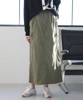 【グローバルワーク/GLOBAL WORK】 撥水ナイロンカーゴスカート/995478人気、トレンドファッション・服の通販 founy(ファニー) ファッション Fashion レディースファッション WOMEN スカート Skirt コンパクト Compact スリット Slit トレンド Trend ポケット Pocket メタル Metal エレガント 上品 Elegant 楽ちん Easy |ID:prp329100003850144