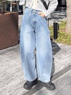 【シーピーシーエム/CPCM】のUSAコットンカーブペインターデニムパンツ 人気、トレンドファッション・服の通販 founy(ファニー) ファッション Fashion レディースファッション WOMEN パンツ Pants デニムパンツ Denim Pants シンプル Simple デニム Denim トレンド Trend ポケット Pocket ルーズ Loose ワーク Work thumbnail ブルー|ID: prp329100003860427 ipo3291000000029392652