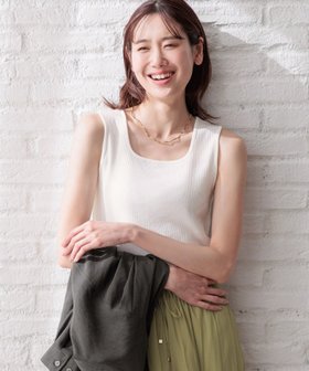 【グローバルワーク/GLOBAL WORK】のBeauteeスクエアタンク/987150 人気、トレンドファッション・服の通販 founy(ファニー) ファッション Fashion レディースファッション WOMEN インナー Inner スクエア Square タンク Tank デコルテ Decolletage デニム Denim プリント Print 吸水 Water Absorption |ID:prp329100003873678