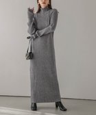 【その他のブランド/Other】の日本製リブニットワンピース 人気、トレンドファッション・服の通販 founy(ファニー) ファッション Fashion レディースファッション WOMEN ワンピース Dress ニットワンピース Knit Dresses フィット Fit リブニット Rib Knit エレガント 上品 Elegant 日本製 Made In Japan thumbnail グレー|ID: prp329100003884651 ipo3291000000025943212