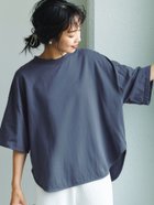 【コカ/COCA】のビックシルエットテールカット5分袖Tシャツ Dk.blue|ID: prp329100003901228 ipo3291000000028301587