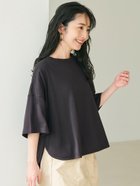 【コカ/COCA】のビックシルエットテールカット5分袖Tシャツ Charcoal|ID: prp329100003901228 ipo3291000000028301591