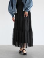 【ヴァン/Vin】のメッシュティアードスカート 人気、トレンドファッション・服の通販 founy(ファニー) ファッション Fashion レディースファッション WOMEN スカート Skirt ティアードスカート Tiered Skirts スウェット Sweat ティアードスカート Tiered Skirt メッシュ Mesh thumbnail クロ系|ID: prp329100003909111 ipo3291000000028583657